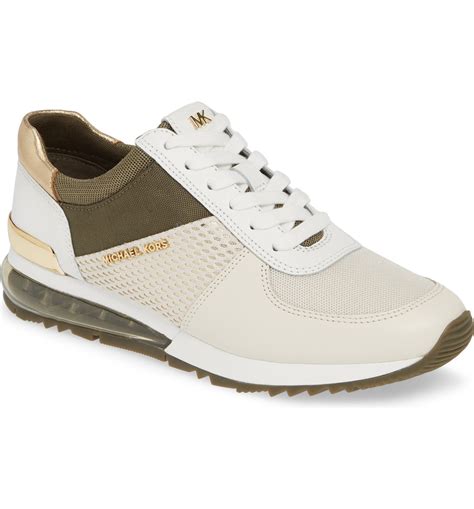 allie extreme trainer sneaker michael michael kors|michael kors allie stride trainer.